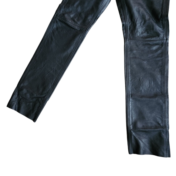 Levi's Lot 53 Black Leather Pants Roswell Collection Rare - Picture 13 of 16